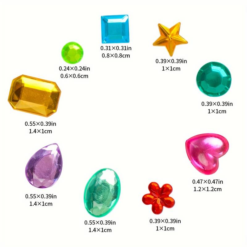 Gem Stickers Jewels Stickers Rhinestones Crystal For Crafts - Temu